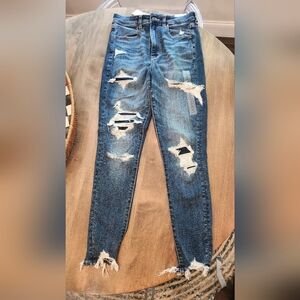 NWT American Eagle Next Level Stretch Jeans / Jegging. Sz. 6 Short (28W)
